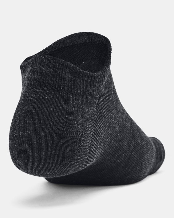 Unisex sokken UA Essential No Show – 3 paar, Black, pdpMainDesktop image number 2